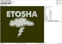 Etosha Embroidery File 6 sizes