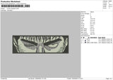 Eyes Rectangle Embroidery File 6 sizes