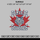 Elmvale Embroidery File 6 sizes