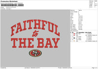 Faithful Text 1502 Embroidery File 6 sizes