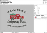 Farm Fresh V5 Embroidery File 6 sizes