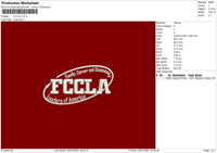 Family C Embroidery File 6 sizes