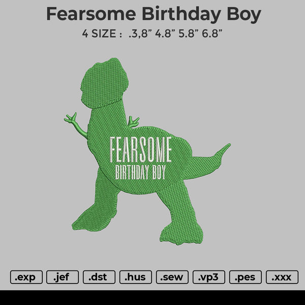 Fearsome Birthday Boy