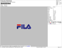 Fila Embroidery