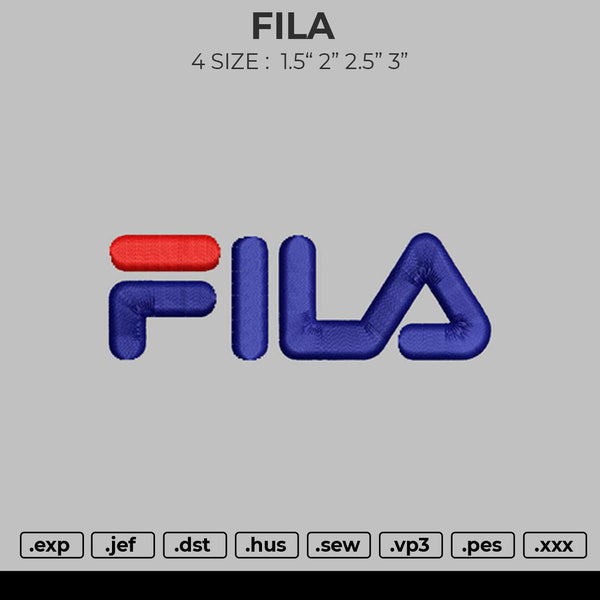 Fila Embroidery