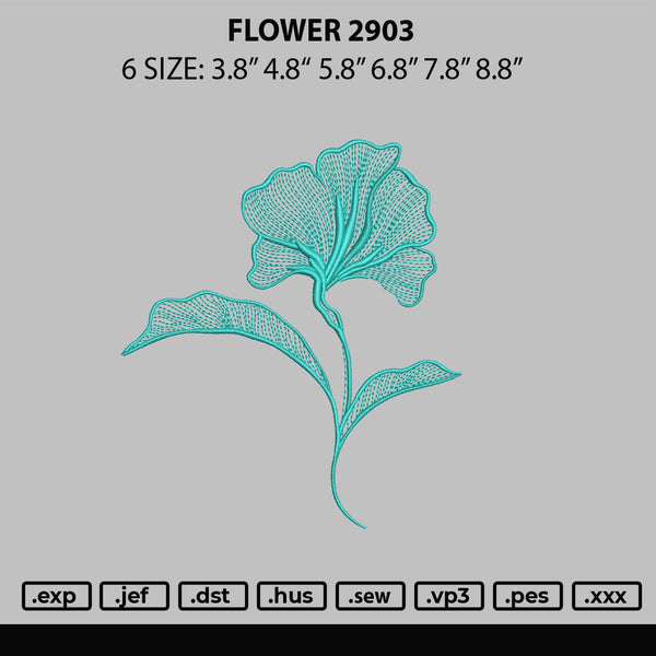 Flower 2903 Embroidery