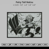 Fairy Tail Natsu Embroidery