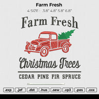 Farm Fresh Embroidery