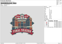 Final Session Embroidery File 6 sizes