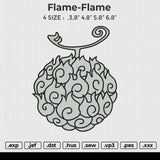 Flame-Flame Embroidery