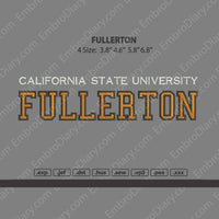 FULLERTON Embroidery