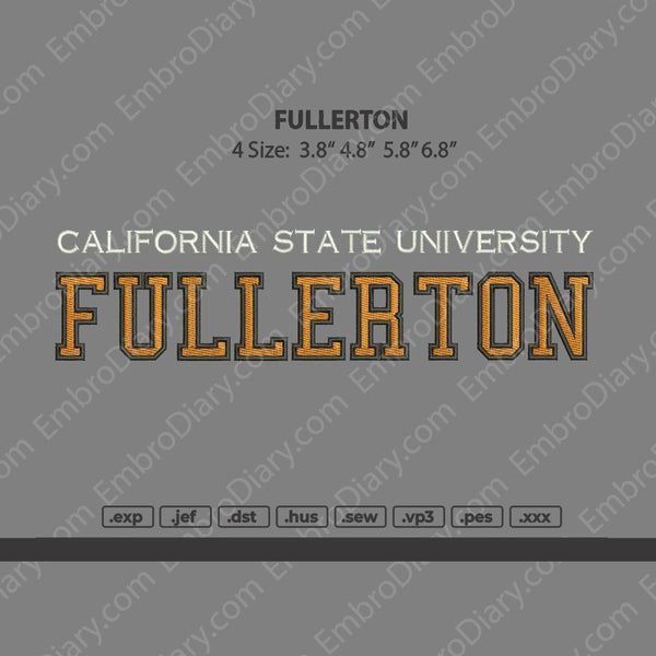 FULLERTON Embroidery