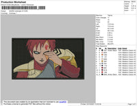 Gaara Rectangle v5 Embroidery