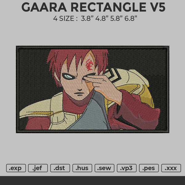 Gaara Rectangle v5 Embroidery