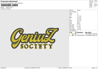 GENIUZ Embroidery