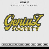 GENIUZ Embroidery