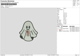 Ghost Coke Embroidery File 6 sizes