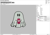 Ghost Dr Embroidery File 6 sizes