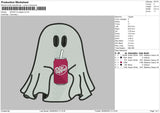 Ghost Dr Embroidery File 6 sizes