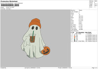 Ghost V6 Embroidery File 6 sizes