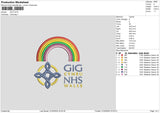 Gigtext Embroidery File 6 sizes