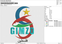 GIMZO PALESTINE Embroidery