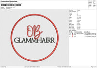 glammhair Embroidery