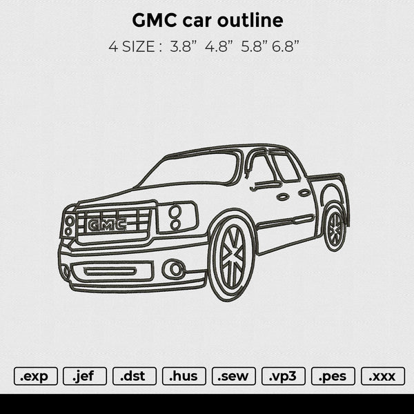 GMC car outline