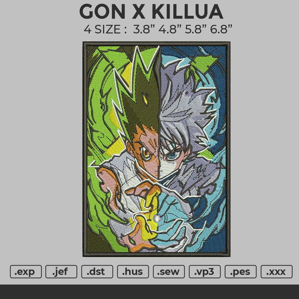 Gon X Killua Embroidery