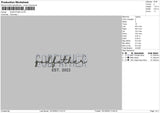 Godfather Embroidery File 6 sizes