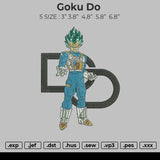 Goku Do Embroidery