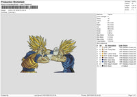 Gokuvegeta Embroidery File 6 sizes