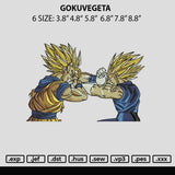 Gokuvegeta Embroidery File 6 sizes