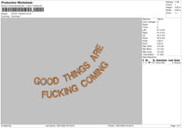 Goodtext Embroidery File 6 sizes