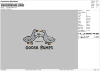 Duck Bumps Embroidery File 6 sizes