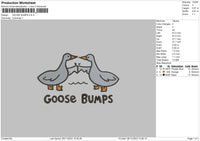 Duck Bumps Embroidery File 6 sizes