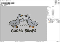 Duck Bumps Embroidery File 6 sizes