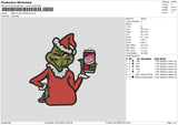 Grinch Xmas 0412 Embroidery File 6 sizes