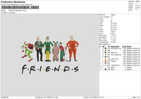 Grinchfriends Embroidery File 6 sizes