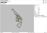 Gun1101 Embroidery File 6 sizes