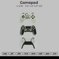 Gamepad Embroidery