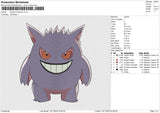 gengar pokemon Embroidery