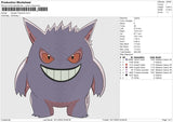 gengar pokemon Embroidery