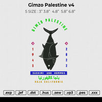 Gimzo Palestine v4 Embroidery