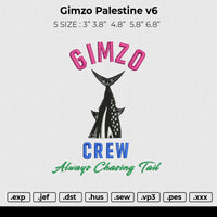 Gimzo Palestine v6 Embroidery