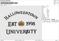 HALLOWEENTOWN V3 Embroidery