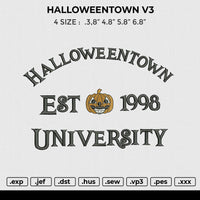 HALLOWEENTOWN V3 Embroidery