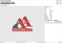 HAULING LLC Embroidery