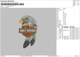 Hd Eagle 0508 Embroidery File 6 sizes