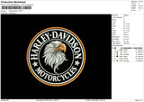 Hdm Eagle Embroidery File 6 sizes